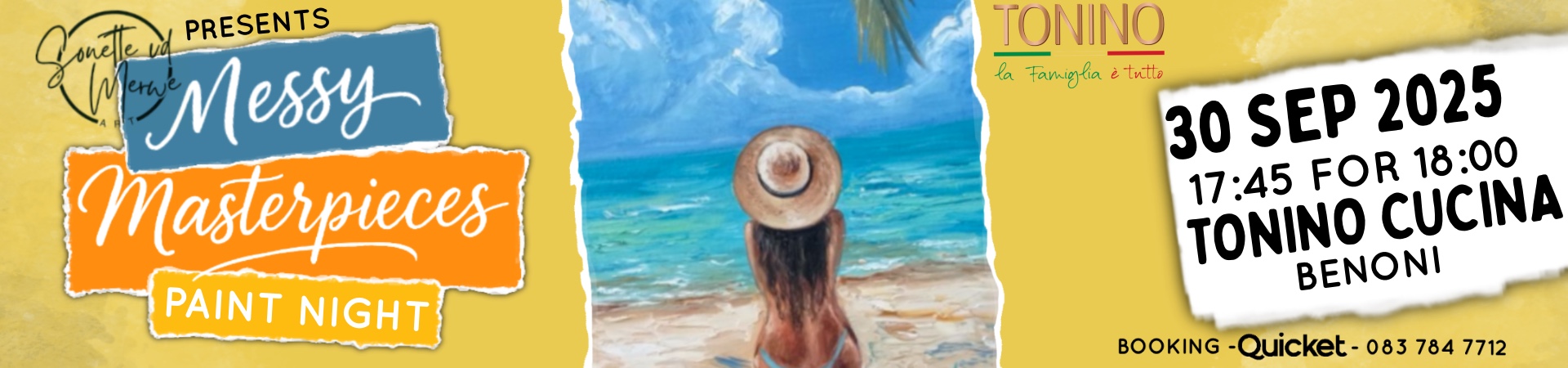 Messy Masterpieces Paint Night @ Tonino Cucina Benoni