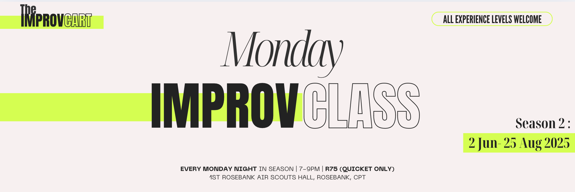 Monday Improv Class 11 August
