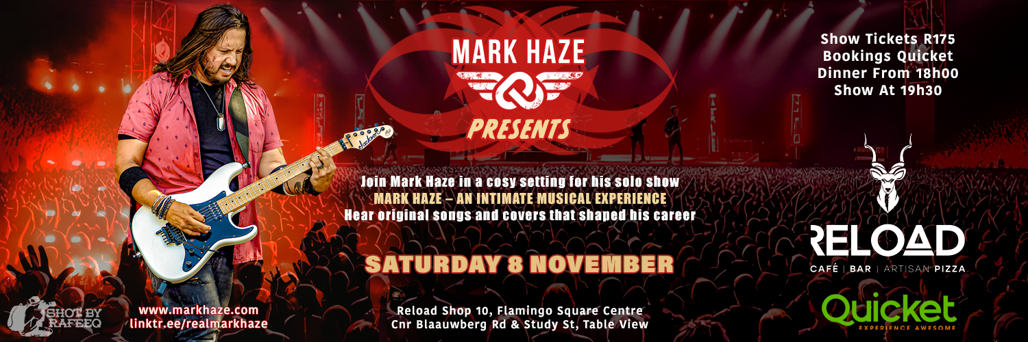 Mark Haze - Solo, An Intimate Musical Experience at Reload - Back by Popular Demand!