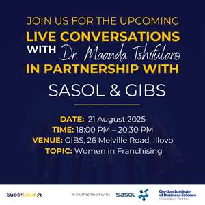 Sasol Gibs SuperLead Live Leadership Conversations - Aug 2025