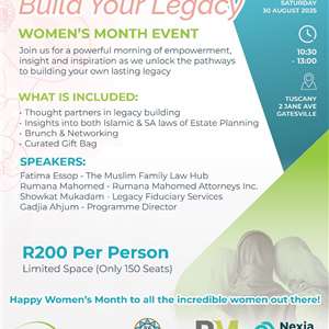 Build Your Legacy: Women's Month Event
