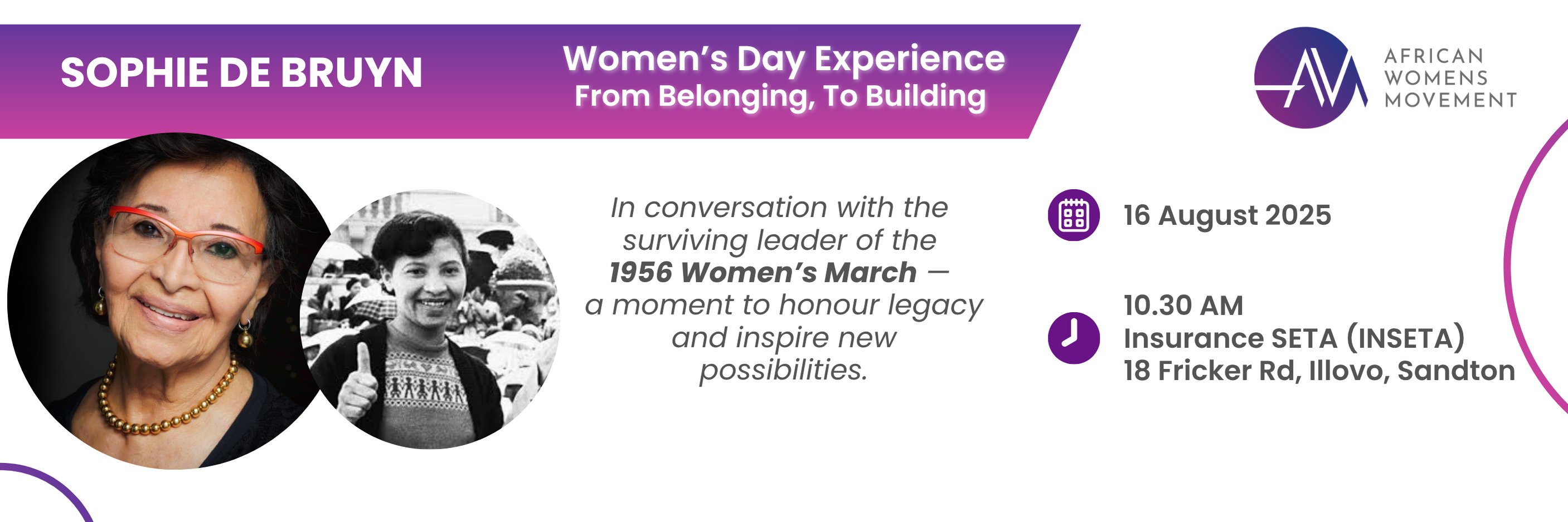 AWM Women’s Day Experience with Sophie De Bruyn