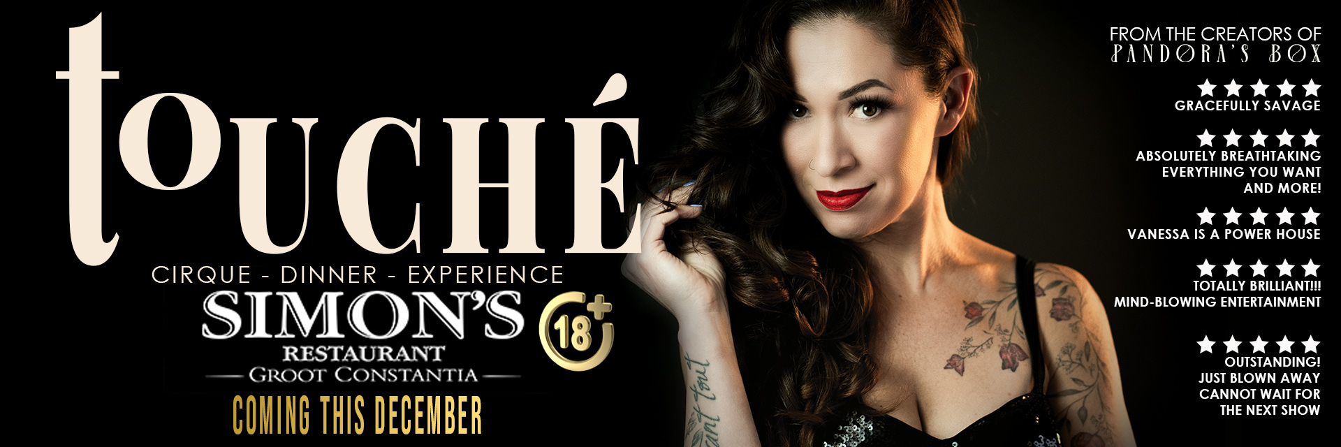 Touché - CIRQUE - DINNER - EXPERIENCE