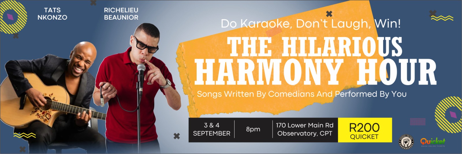 The Hilarious Harmony Hour by Tats Nkonzo & Richelieu Beaunoir