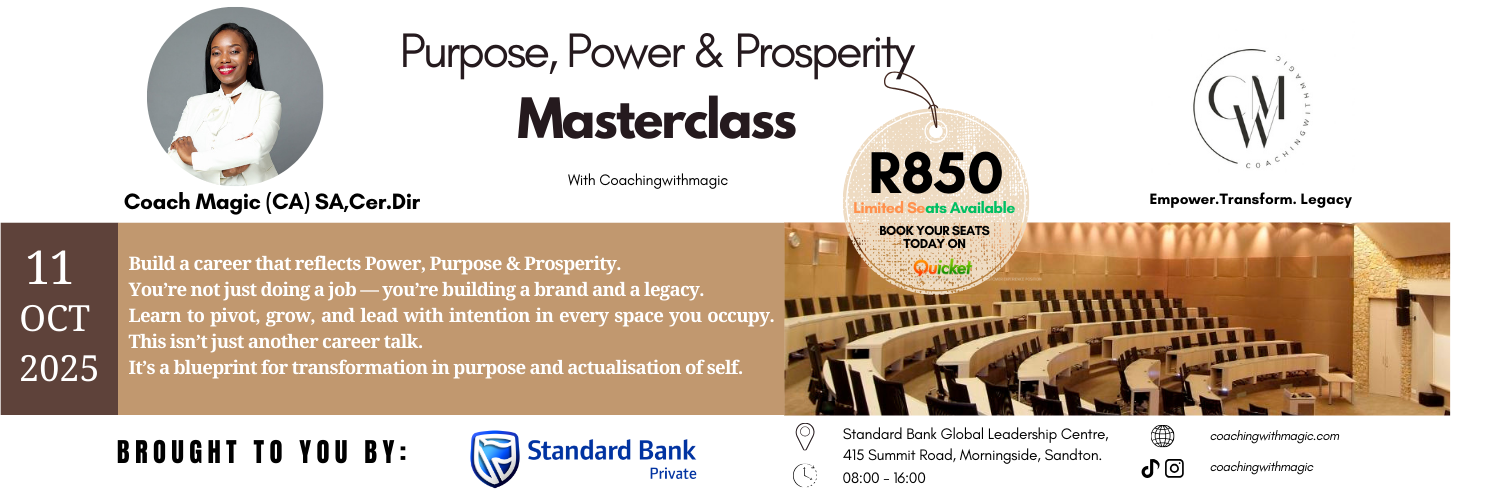 Purpose,Power & Prosperity Masterclass