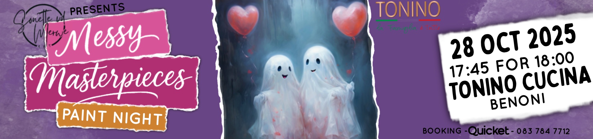 Messy Masterpieces Paint Night @ Tonino Cucina Benoni