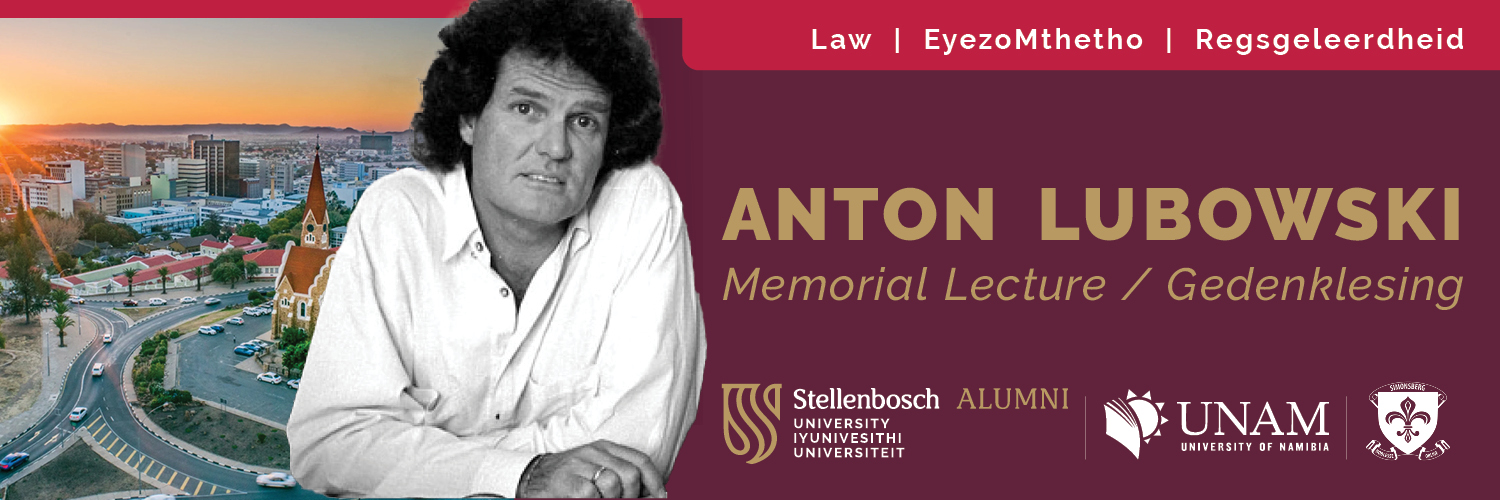 Anton Lubowski Memorial Lecture 2025 | Gedenklesing 2025