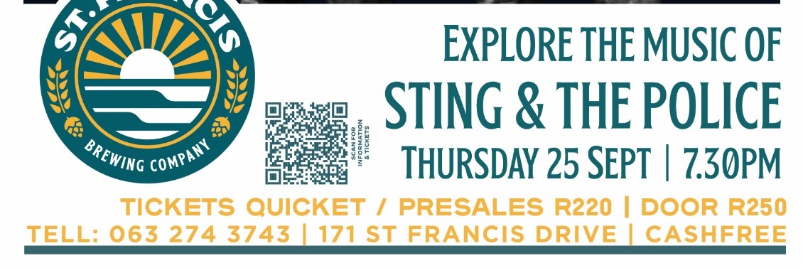Sting & The Police Tribute @ St Francis Brewery