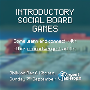 Neurodivergent Social - Introductory Board Games - Southern Suburbs