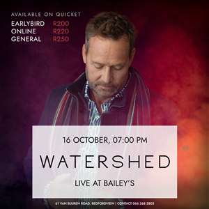 Watershed - LIVE at Bailey's