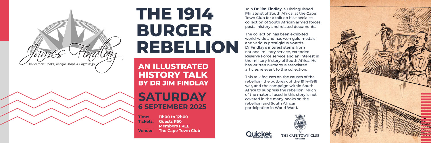 The 1914 Burger Rebellion: An Illustrated History Talk by Dr Jim Findlay