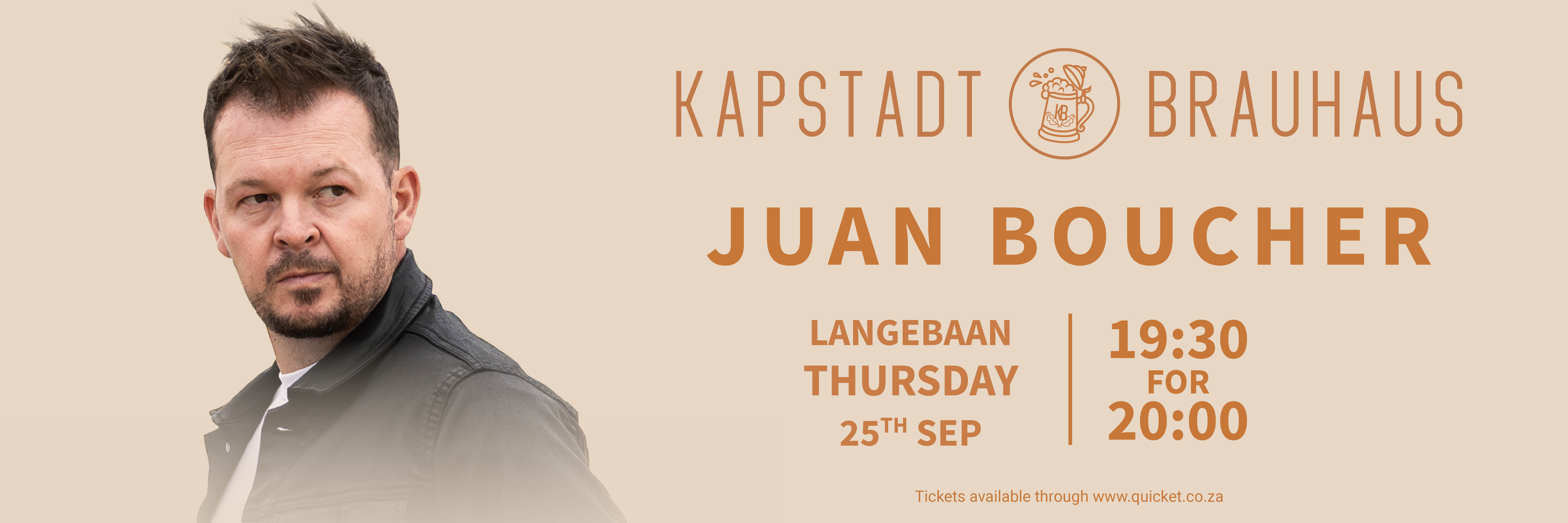 Juan Boucher live by Kapstadt Brauhaus Langebaan