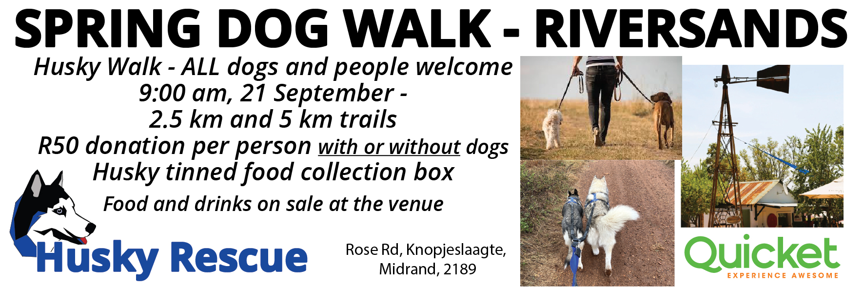 Husky Rescue Spring Walk