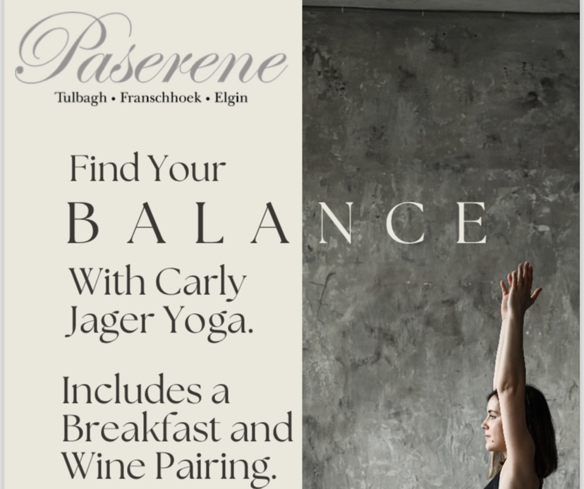 Yoga at Paserene Franschoek