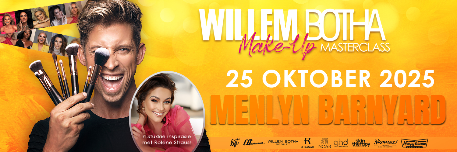 Willem Botha Make-Up Masterclass - PRETORIA - 25 Oktober