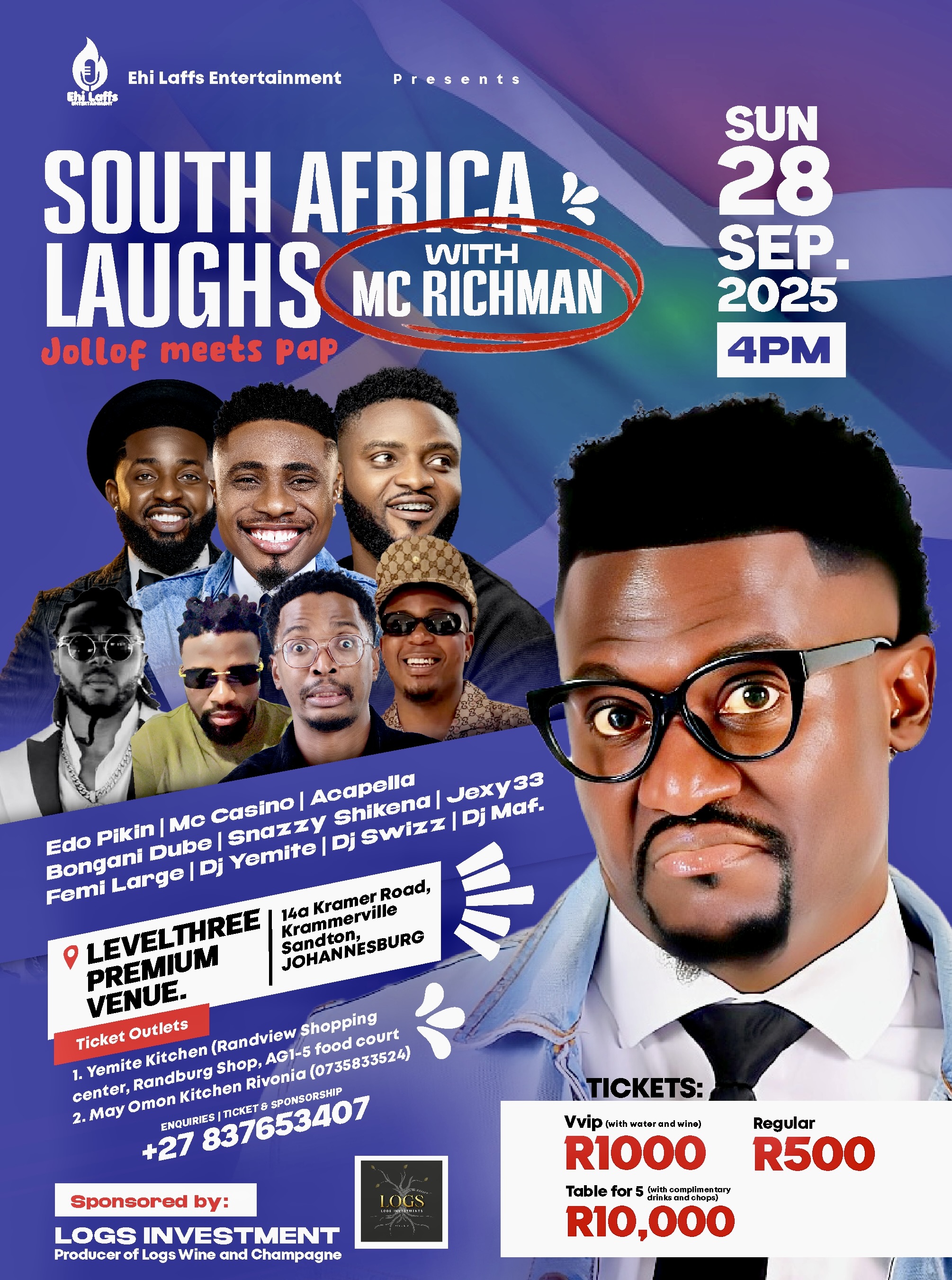South Africa Laughs with Mc Richman in Johannesburg