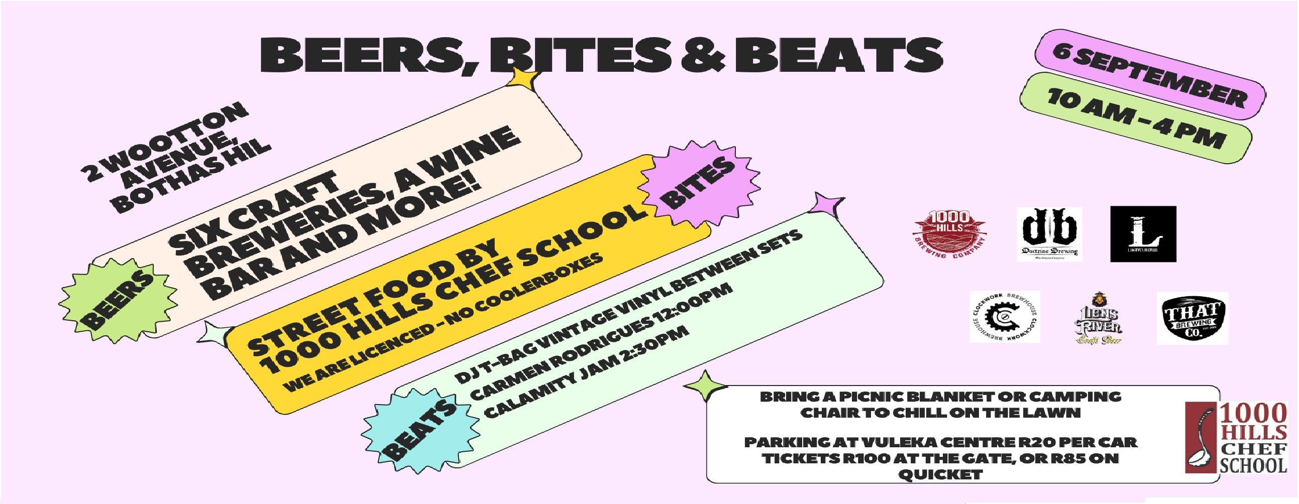 Beers, Bites & Beats Sept 2025