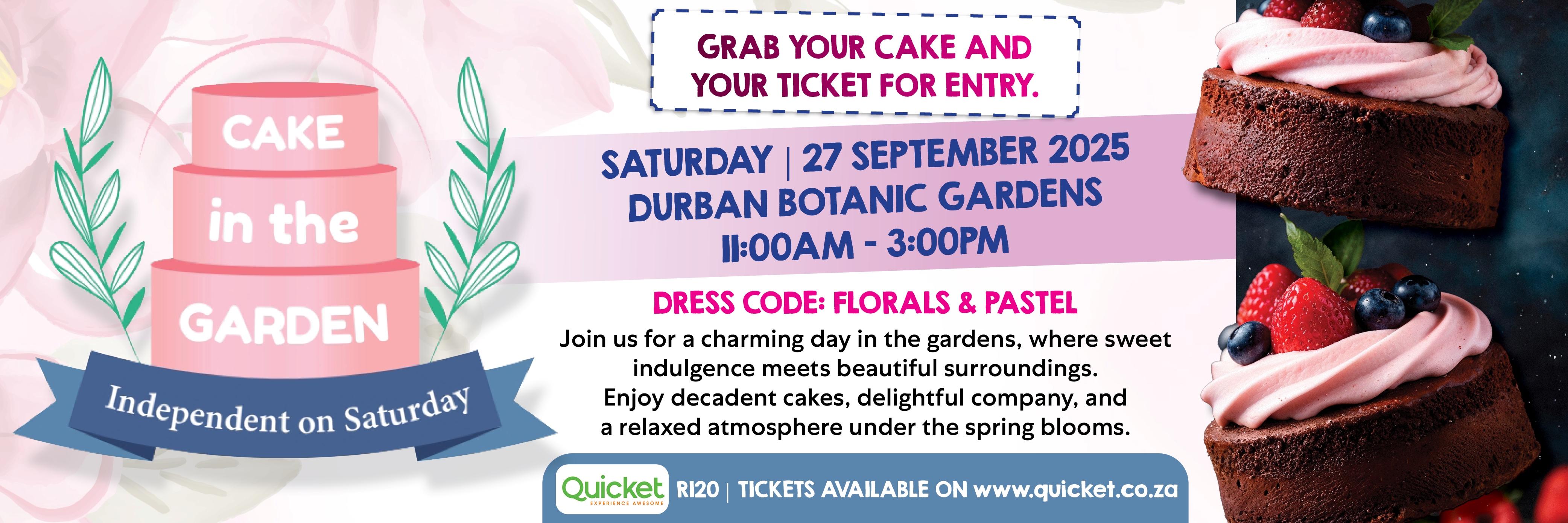 The Independent on Saturday Cake in the Garden