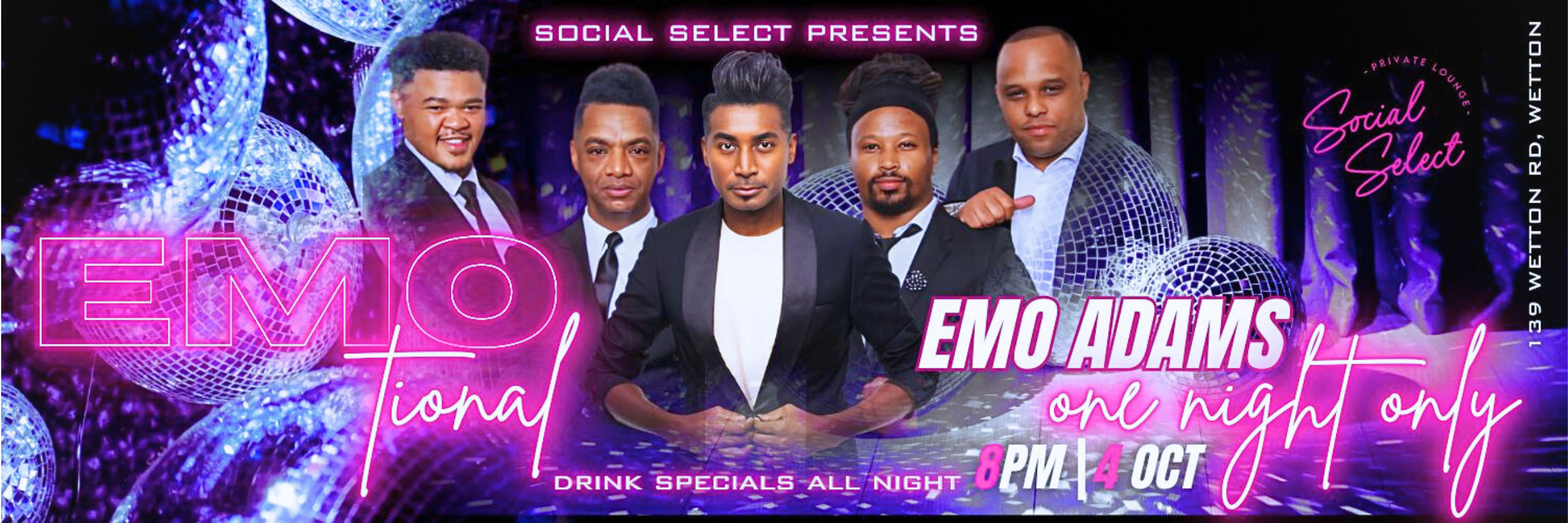 EMO ADAMS @ SOCIAL SELECT