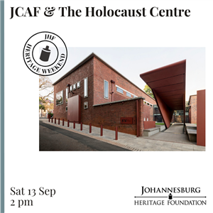 HW Day 1 - JCAF & The Holocaust Centre
