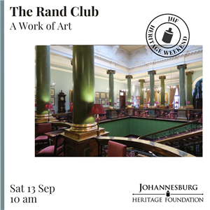 HW Day 1 - The Rand Club - A Work of Art