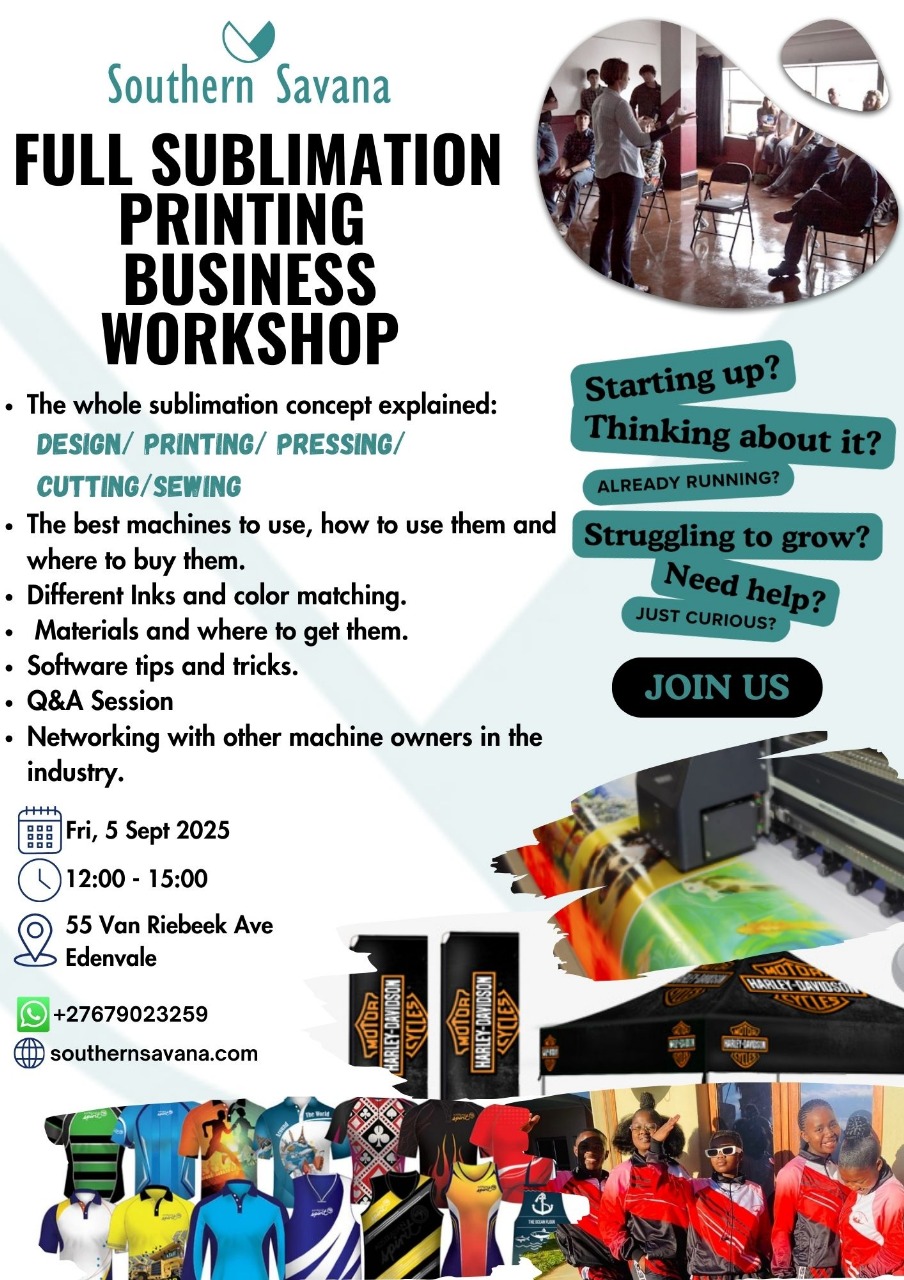 FULL SUBLIMATION PRINTING BUSINESS WORKSHOP