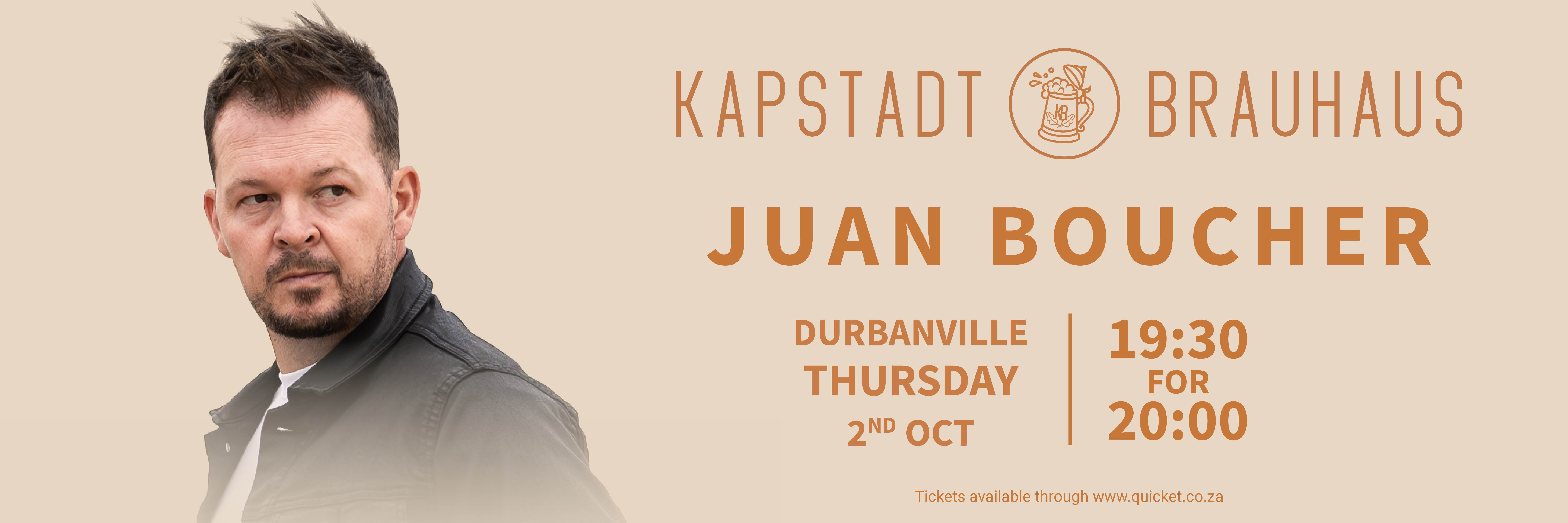 Juan Boucher live by Kapstadt Brauhaus Durbanville