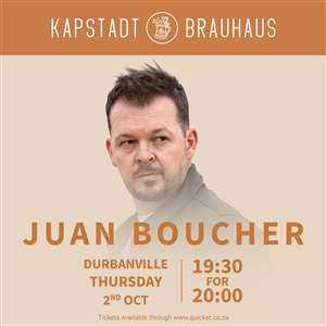 Juan Boucher live by Kapstadt Brauhaus Durbanville