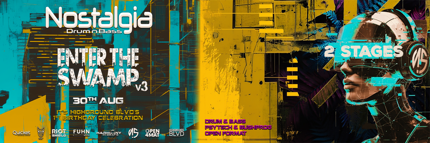 Highgrounds BLVD’s 1st Birthday Party X Nostalgia X Enter The Swamp X Open4Mat