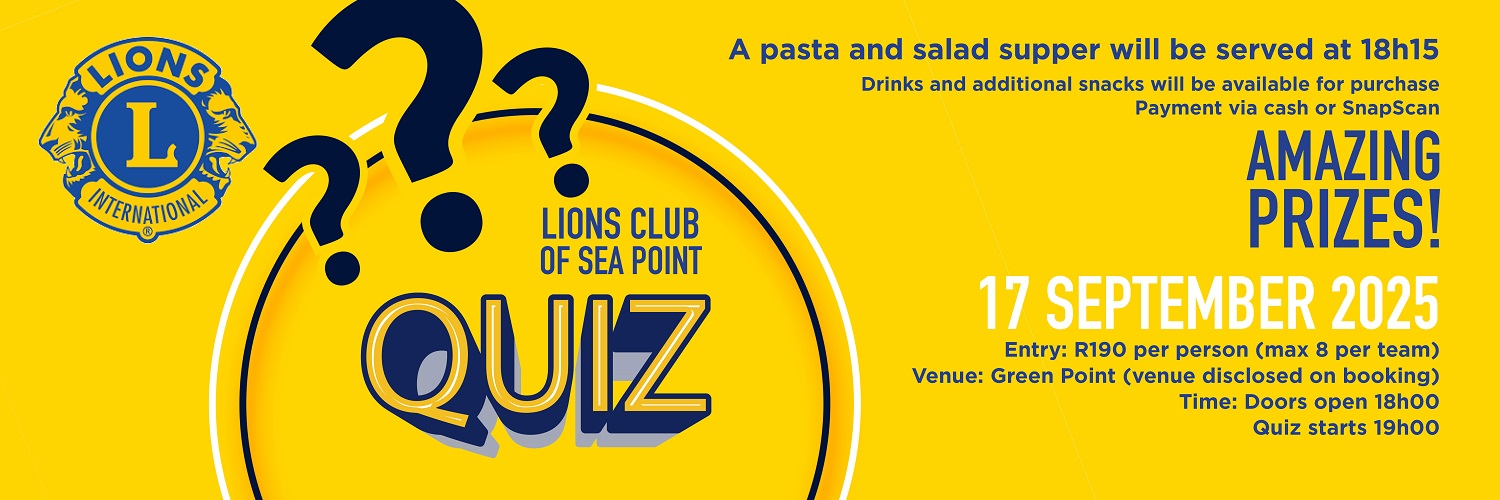 Lions Club of Sea Point Quiz Night