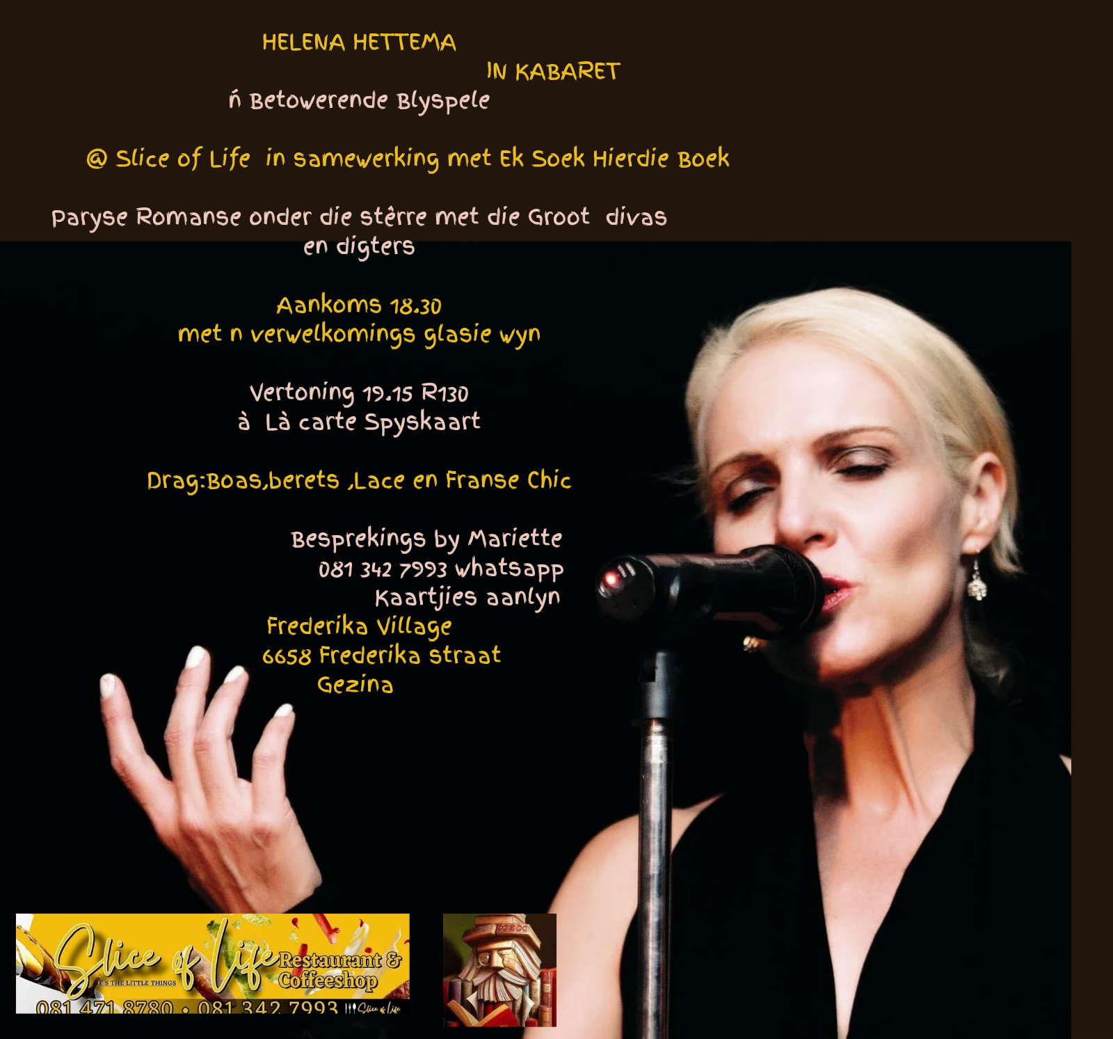 Helena Hettema in Kabaret @ Slice of Life