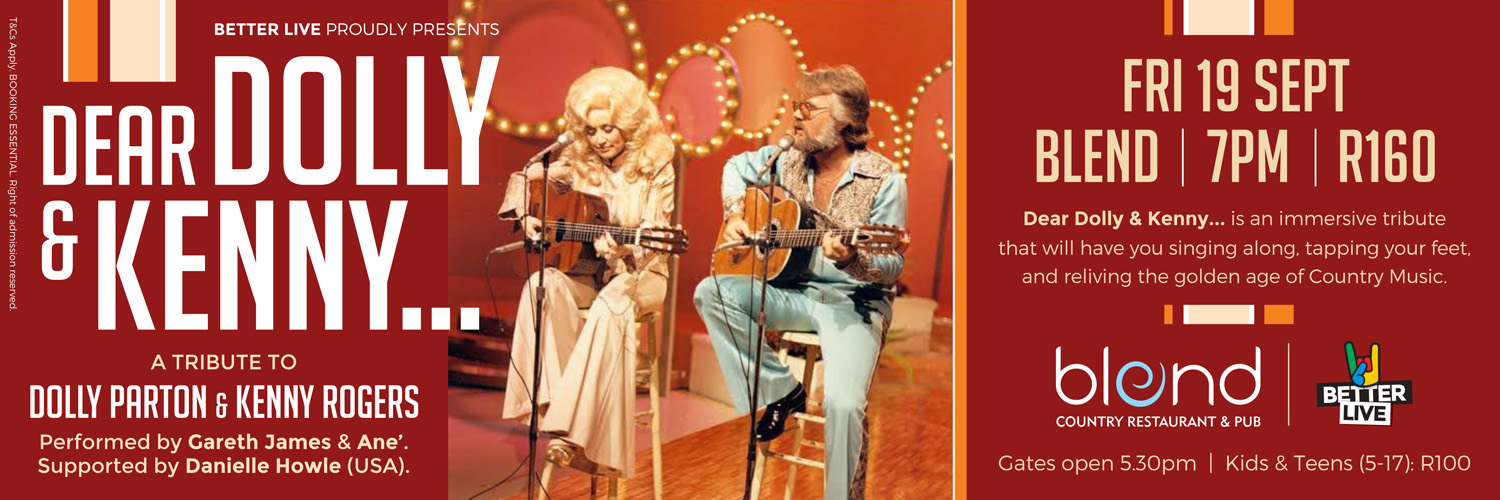 A Tribute to Dolly Parton & Kenny Rogers live in Knysna