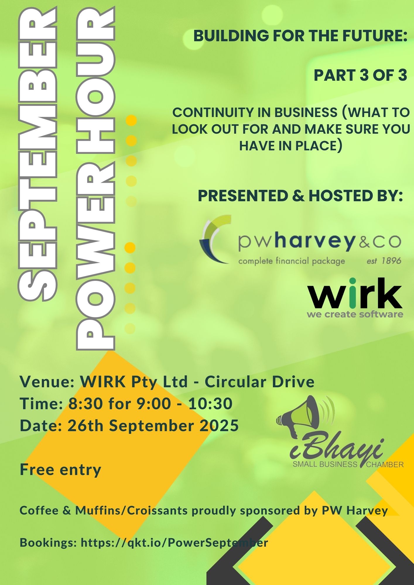 Ibhayi Small Business Chamber: PowerHour 26 September 2025