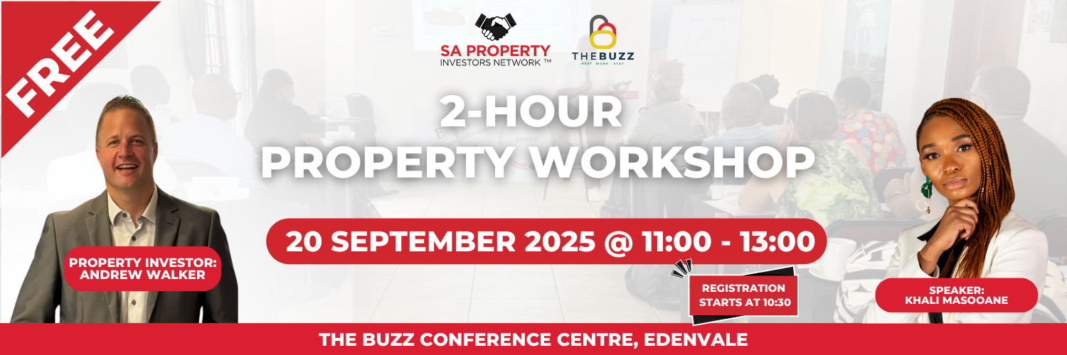 FREE 2 Hour Property Investing Workshop - 20 September 2025
