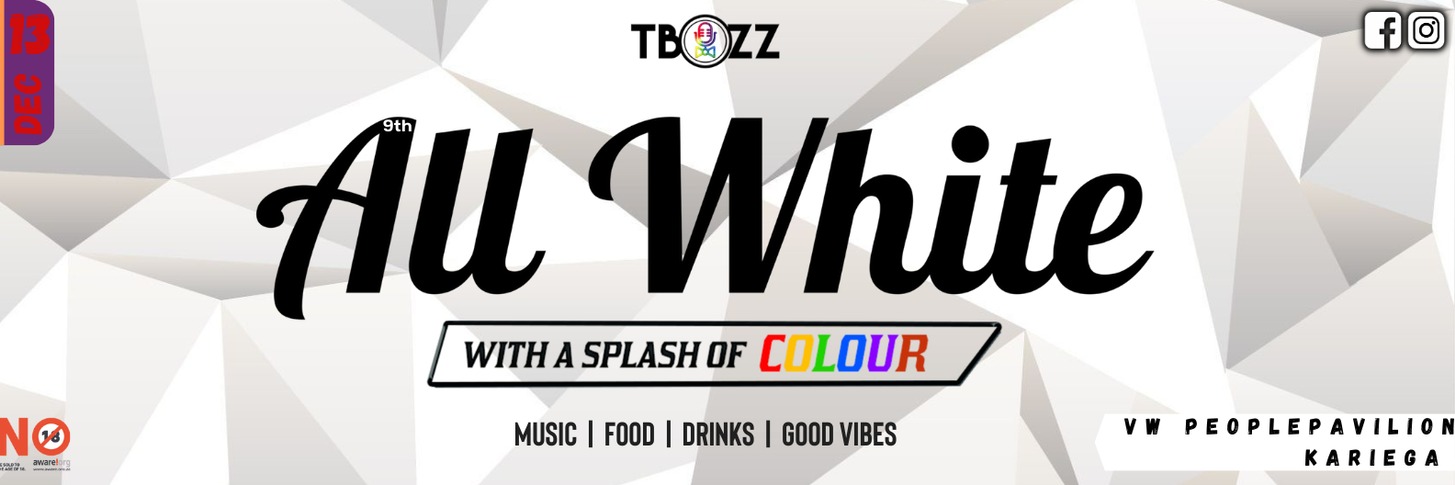 All White With A Splash Of Colour