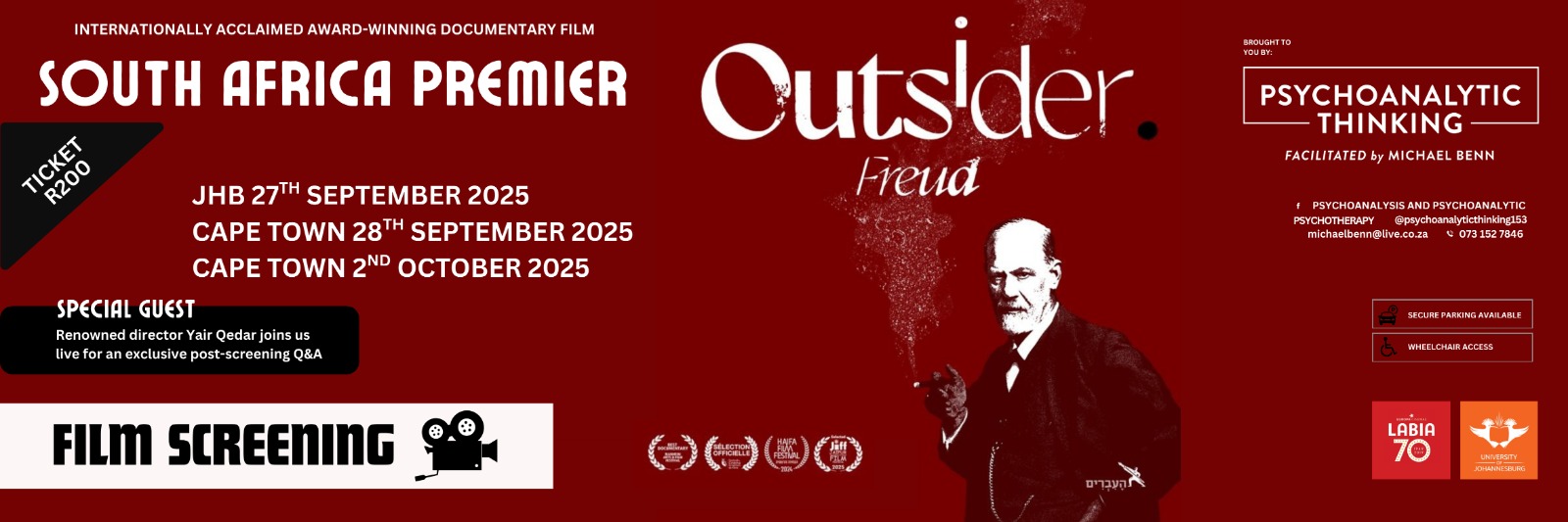 OUTSIDER - Freud - Cape Town 2nd Screening
