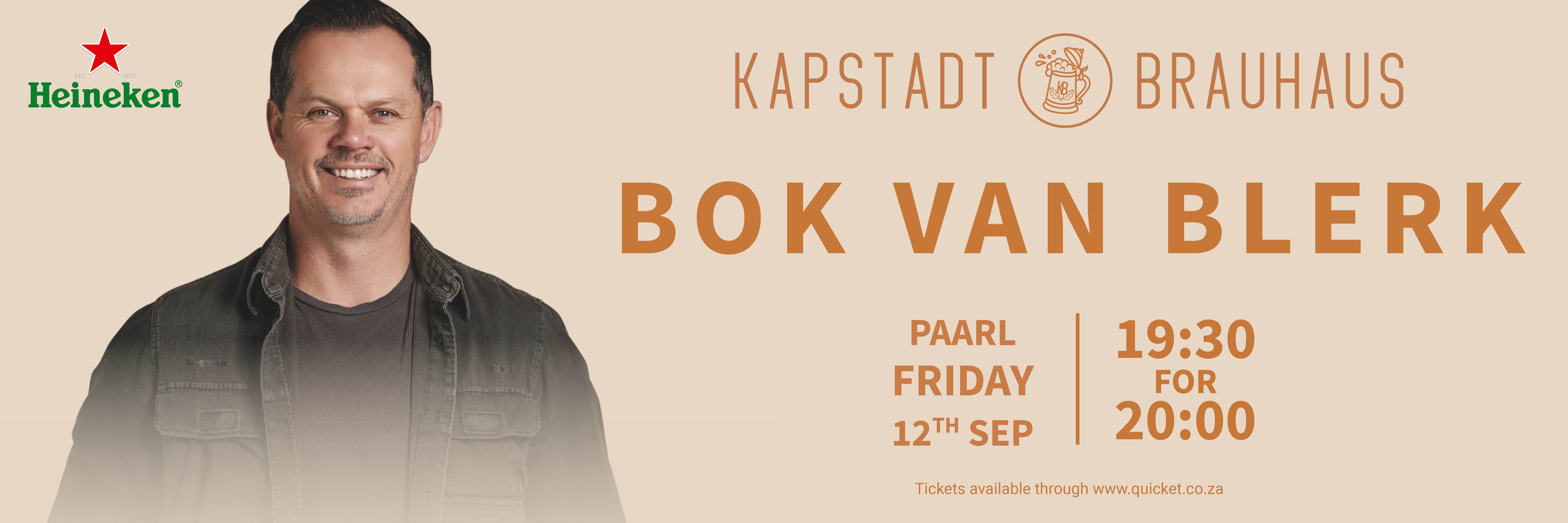 Bok van Blerk live by Kapstadt Brauhaus Paarl
