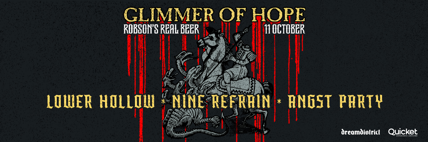 Lower Hollow / Nine Refrain / Angst Party LIVE at Robson's Real Beer