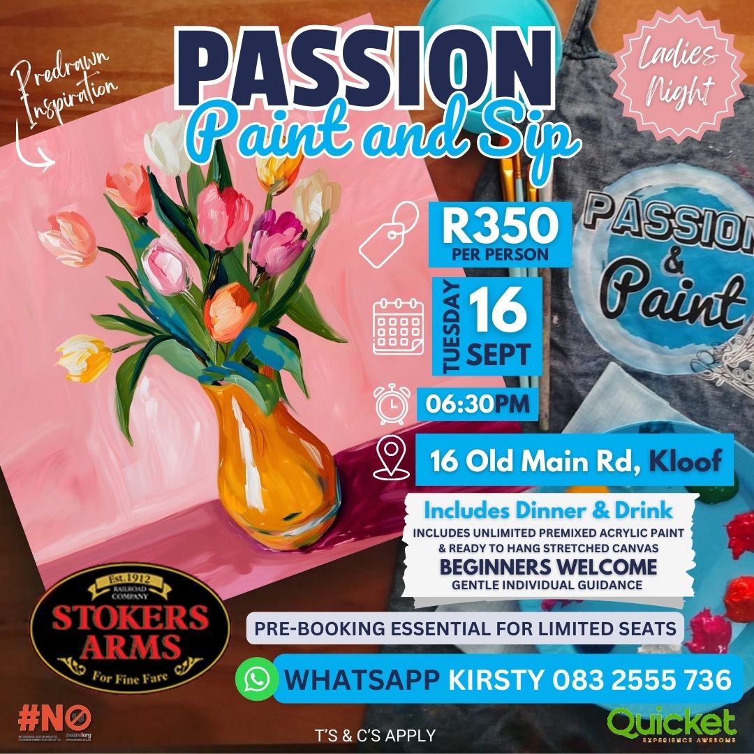 Passion Paint and Sip - Spring Tulips