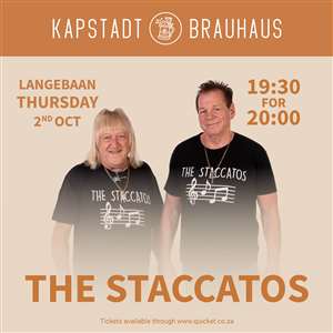 The Staccatos live at Kapstadt Brauhaus Langebaan
