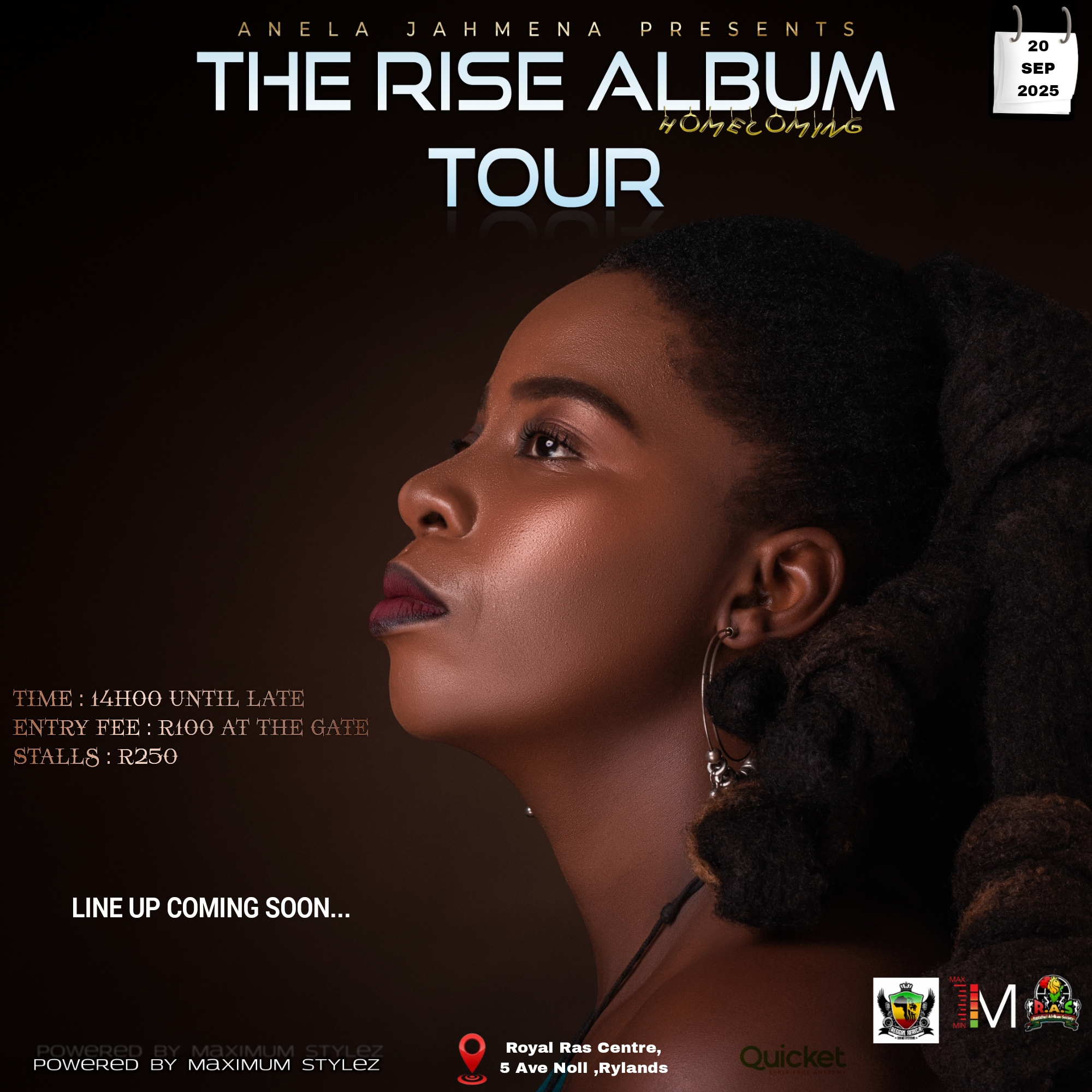 THE RISE ALBUM TOUR by ANELA JAHMENA