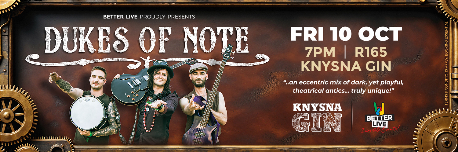 DUKES OF NOTE live at Knysna Gin