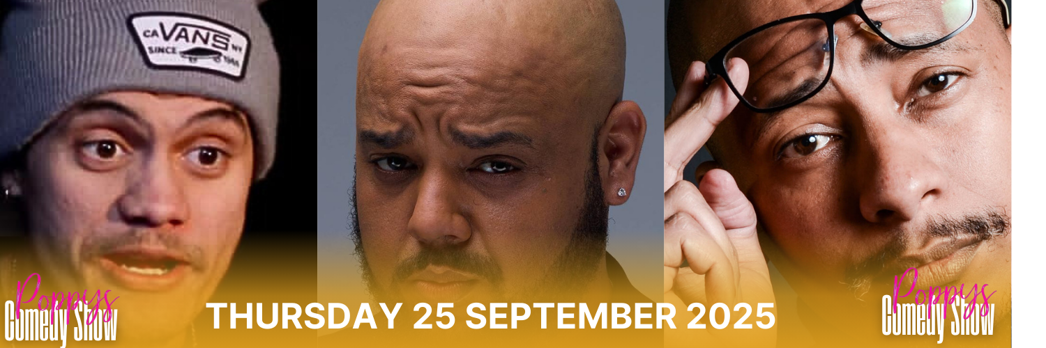 Poppy's Comedy Night with Jediael Bauer, Shanray & Virgil Prins Comedian
