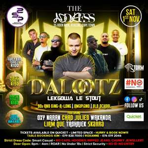 Dalootz Live @ The Address Cape Town