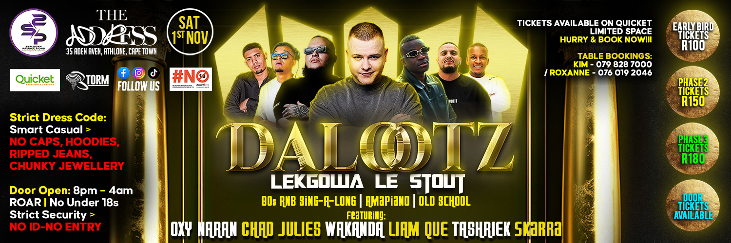 Dalootz Live @ The Address Cape Town