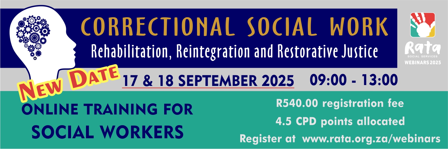 Webinar - Correctional Social Work: Rehabilitation, Reintegration, and Restorative Justice