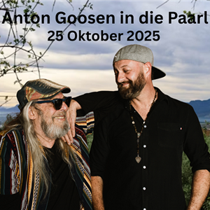 Anton Goosen kuier in die Paarl