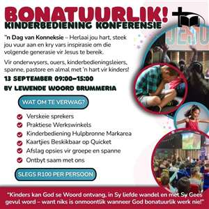 Bonatuurlik Kinderbediening Opleiding en Toerusting Konferensie – Dag van Konneksie