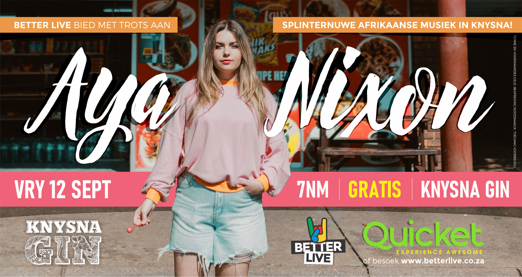 AYA NIXON live in Knysna