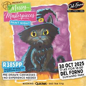 Messy Masterpieces Paint Night @ Del Forno SUNWARD PARK